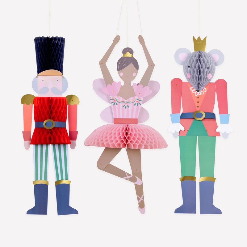 Nutcracker Ballet Giant Hanging Decorations Meri-Meri