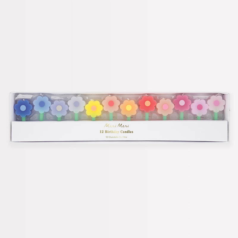 Rainbow Daisy Candles|Meri Meri
