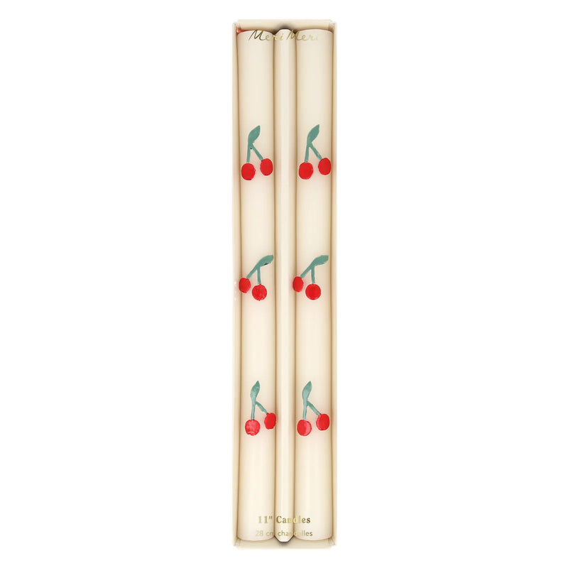 Cherry Table Candles|Meri Meri
