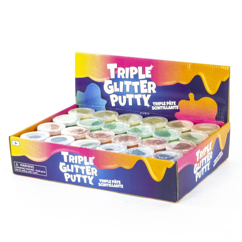 Triple Glitter Colour Putty