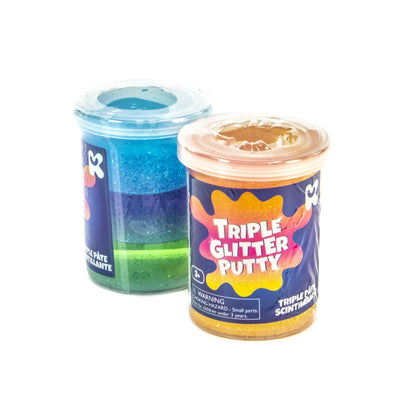Triple Glitter Colour Putty