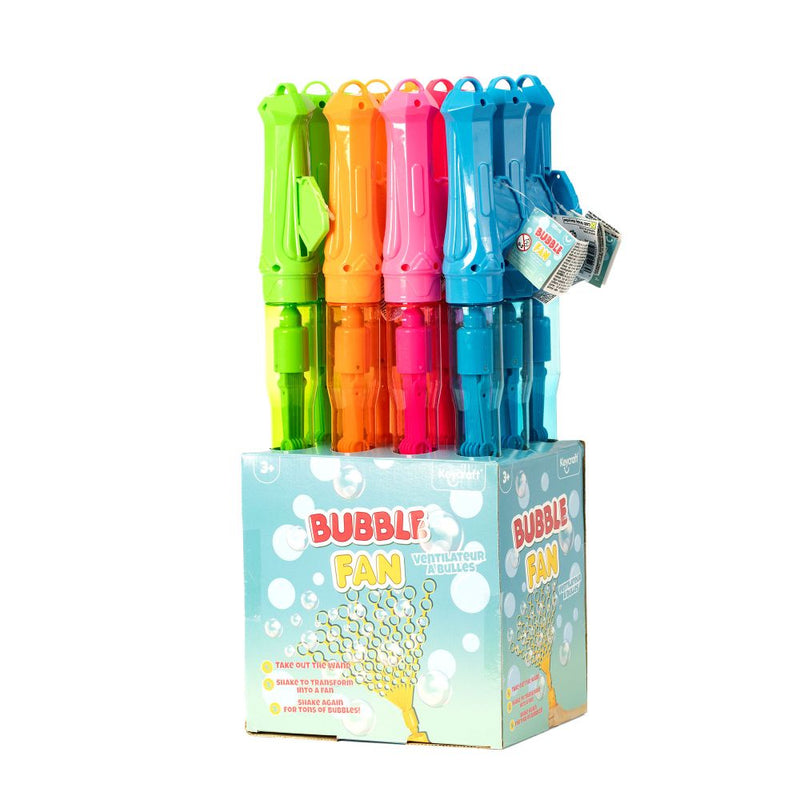 Colourful Fan Bubble Wands