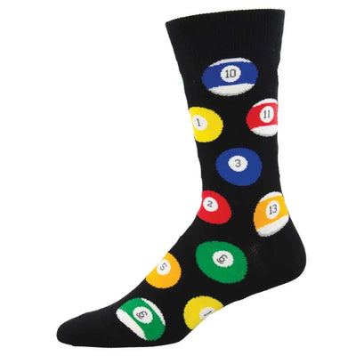 Mens Billiard Balls Socks - Lemon And Lavender Toronto