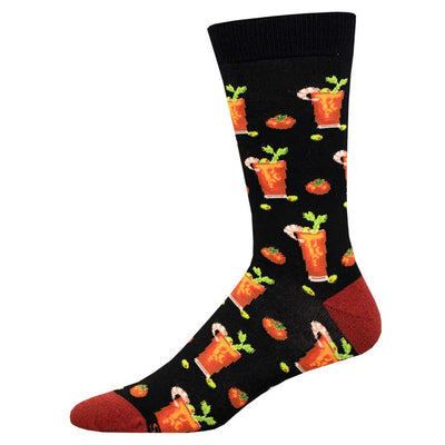 Men's "Bloody Good Drink" Socks - Lemon And Lavender Toronto