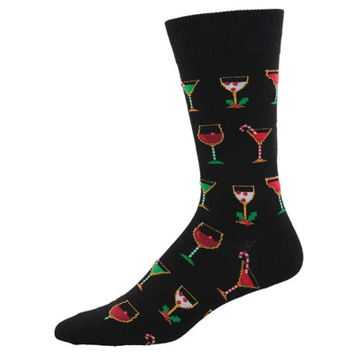 Mens Christmas Cocktails Socks - Lemon And Lavender Toronto