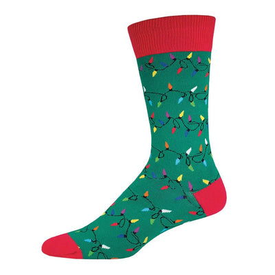 Mens Christmas Lights Socks - Lemon And Lavender Toronto