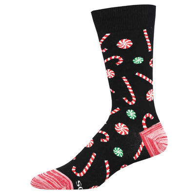 Mens Christmas Peppermint Socks - Lemon And Lavender Toronto