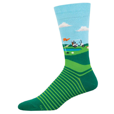 Mens Fore Putt Socks - Lemon And Lavender Toronto