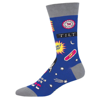 Mens Full Tilt Socks - Lemon And Lavender Toronto