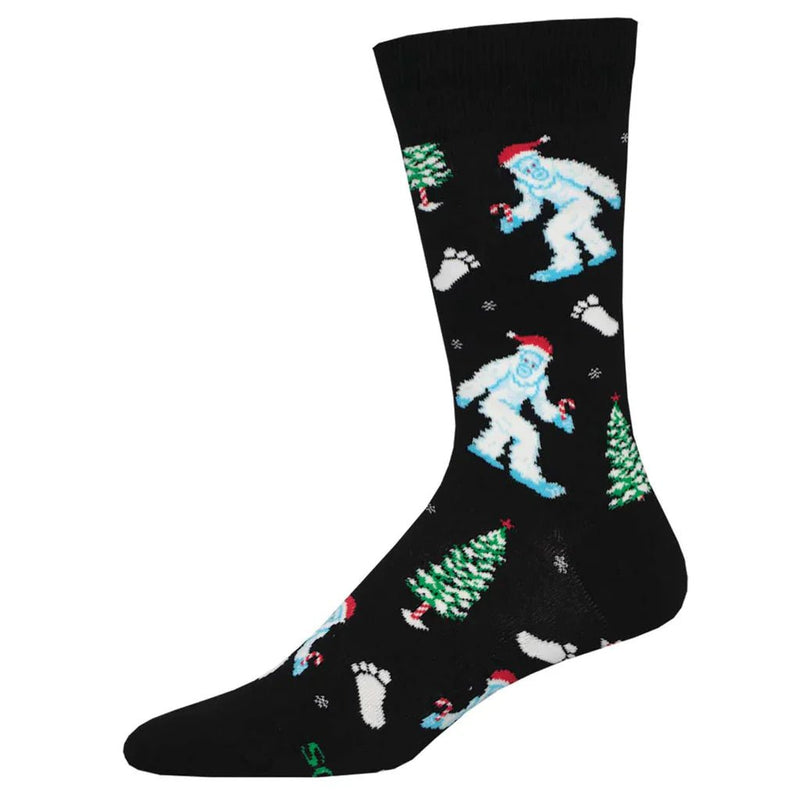 Mens Is it Christmas Yeti Socks - Lemon And Lavender Toronto