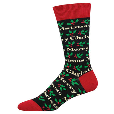 Mens Merry Christmas Socks - Lemon And Lavender Toronto