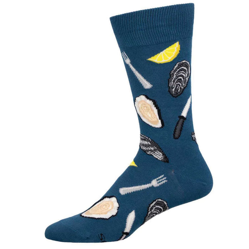 Mens Oyster Shucker Socks - Lemon And Lavender Toronto