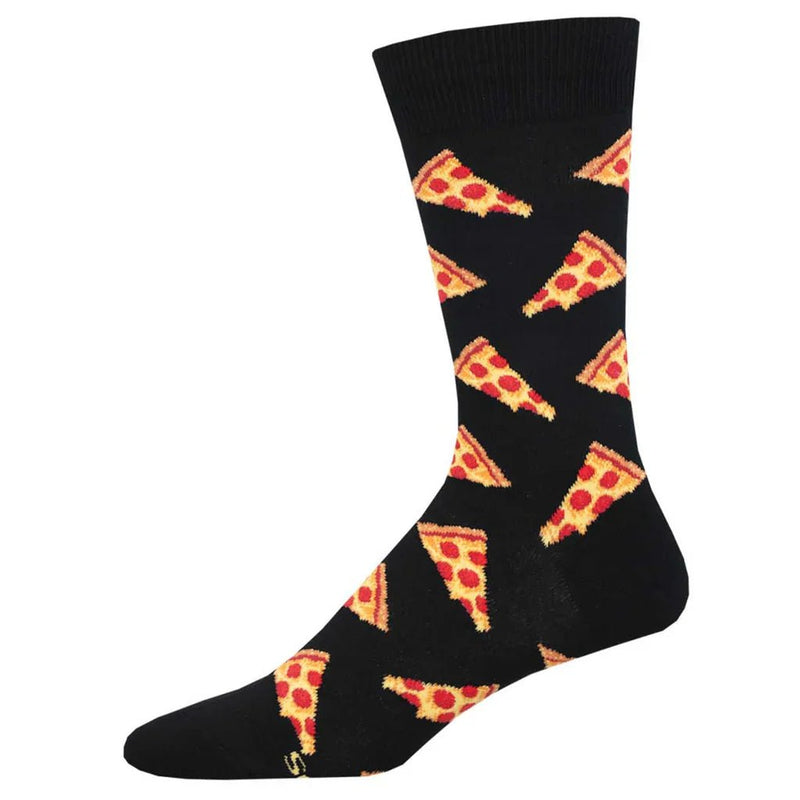 Mens Slice of New York Pizza Socks - Lemon And Lavender Toronto