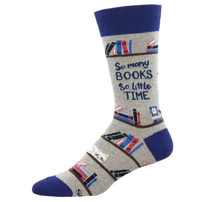 Mens Time for a Good Book Socks - Lemon And Lavender Toronto