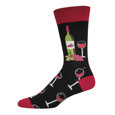 Mens Wine Scene Socks - Lemon And Lavender Toronto