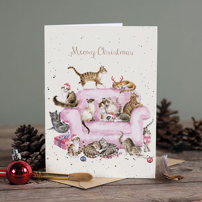 MEOWY CHRISTMAS CARD - Lemon And Lavender Toronto