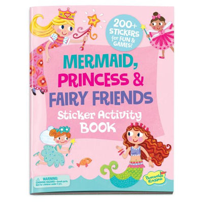 Mermaid, Princess & Fairy Friends Sticker Activity Book - Lemon And Lavender Toronto