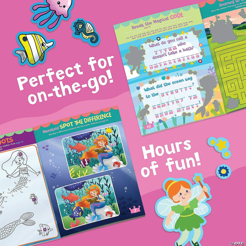 Mermaid, Princess & Fairy Friends Sticker Activity Book - Lemon And Lavender Toronto