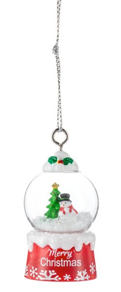 Merry Christmas Mini Globe Ornament - Lemon And Lavender Toronto