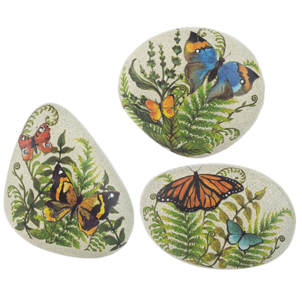 Butterfly Art Rocks