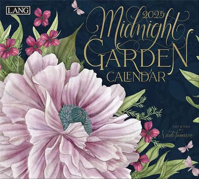 Midnight Garden Wall Calendar 2025 - Lemon And Lavender Toronto