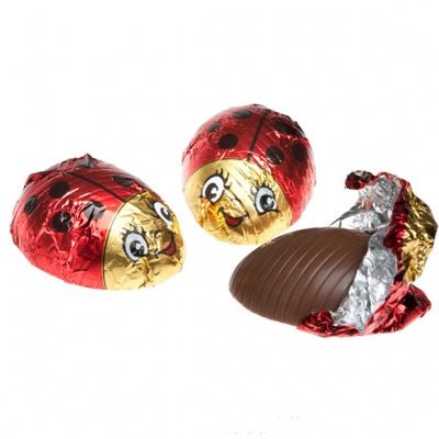 Milk Chocolate Ladybugs Wrapped - Sold Individually - Lemon And Lavender Toronto