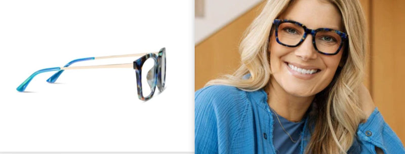 Millie Cobalt Tortoise Reading Glasses - Peepers - Lemon And Lavender Toronto