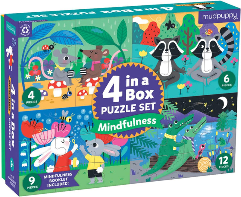 Mindful 4 - in - a - Box Puzzle Set - Lemon And Lavender Toronto