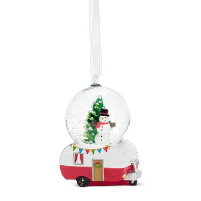 MIni Camper with Snowman Snow Globe - Lemon And Lavender Toronto