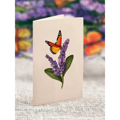 Mini Lavender Pop - up Greeting Card - Lemon And Lavender Toronto