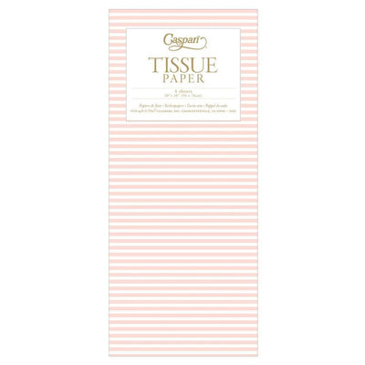Mini Stripe Tissue Paper in Blush - 4 Sheets Included - Lemon And Lavender Toronto