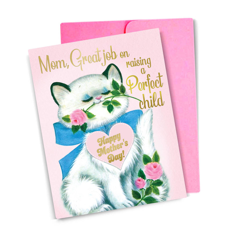 Mom, Great Job On Raising A Perfect Child Card - Lemon And Lavender Toronto