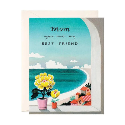 Mom you are my Best Friend Greeting Card - Lemon And Lavender Toronto