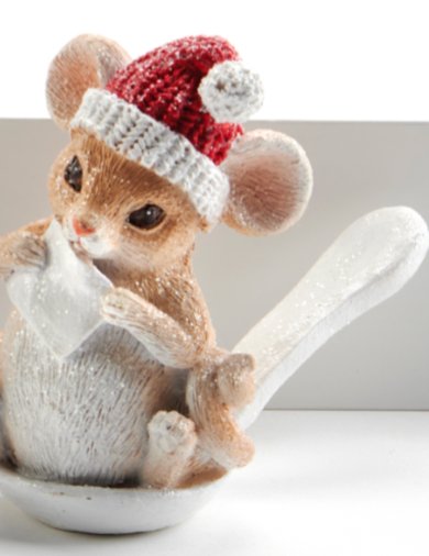 Mouse with Winter Accessories Figurine - Lemon And Lavender Toronto