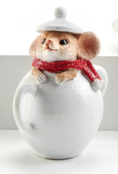 Mouse with Winter Accessories Figurine - Lemon And Lavender Toronto