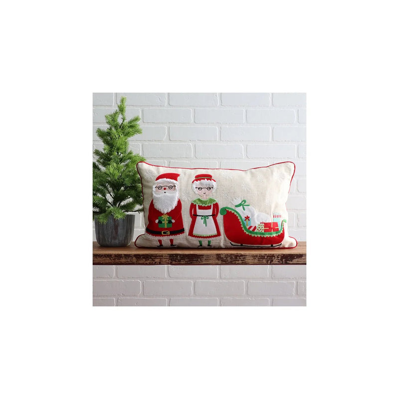 Mr and Mrs Clause Cushion Cover - Lemon And Lavender Toronto