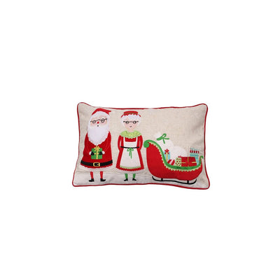 Mr and Mrs Clause Cushion Cover - Lemon And Lavender Toronto