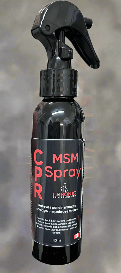 MSM Pain Relief Spray - Works in Minutes - Made in Canada 110ml - Lemon And Lavender Toronto