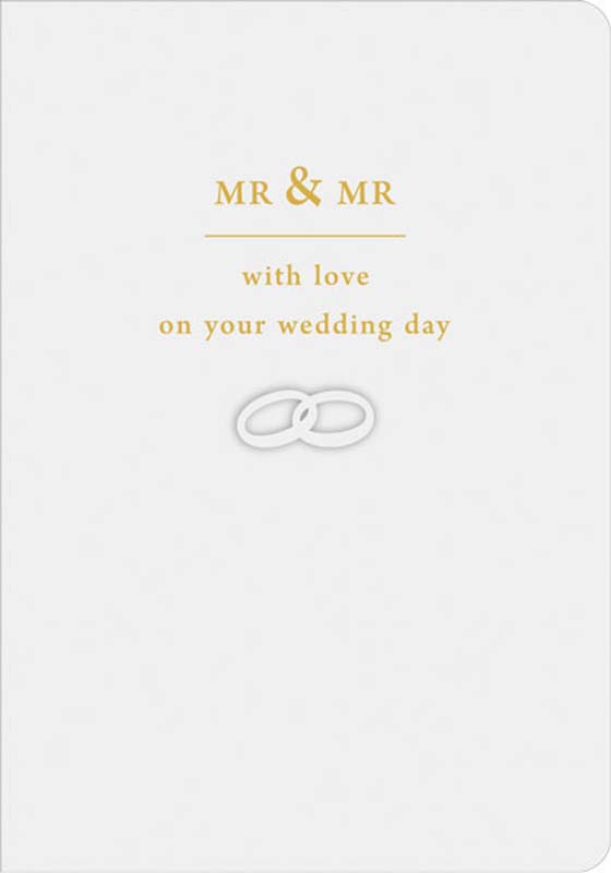 Mr. & Mr. Wedding Day Card