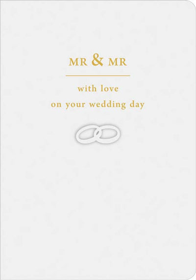 Mr. & Mr. Wedding Day Card