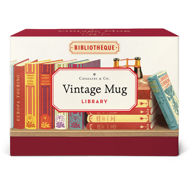 Library Books Ceramic Mug