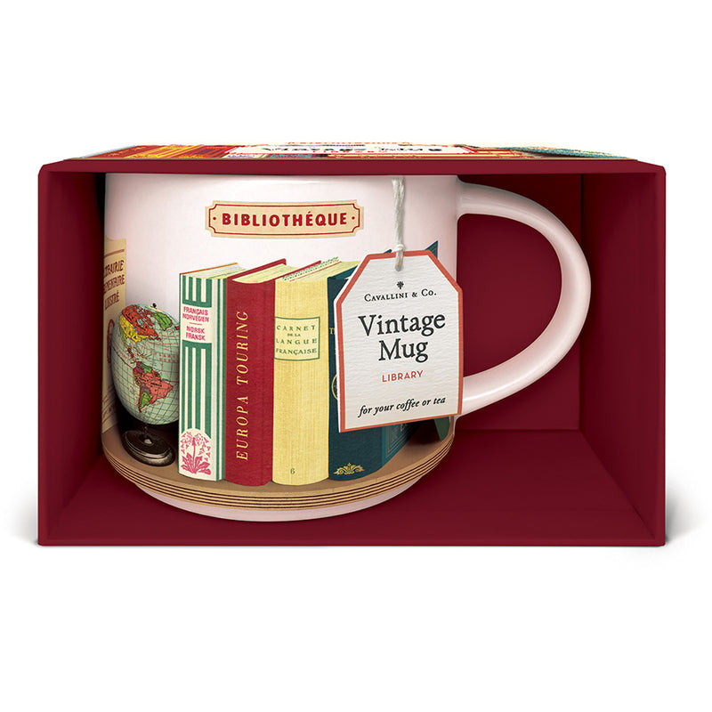 Library Books Ceramic Mug