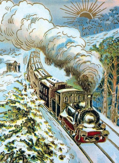 Museums & Galleries - Pack Of 6 The Christmas Express - Lemon And Lavender Toronto