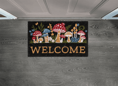 Mushroom Welcome Doormat - Lemon And Lavender Toronto