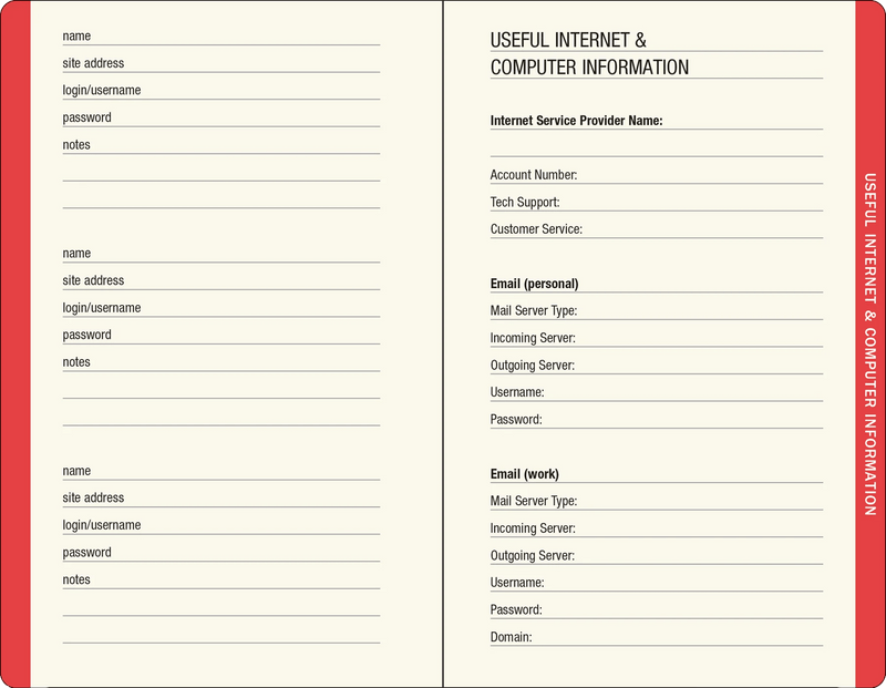 Mushrooms Internet Address & Password Logbook - Lemon And Lavender Toronto