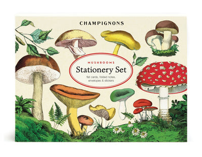 Mushrooms Stationery Set - Cards & Stickers - Lemon And Lavender Toronto