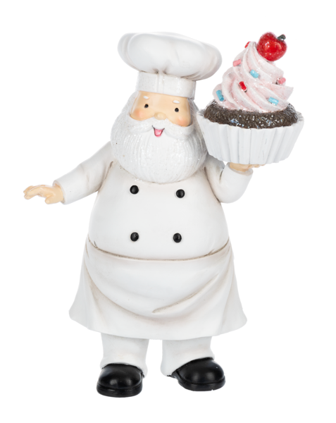 Baker Santa Figurine