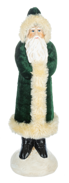 Red or Green Belsnickel Santa Figurine