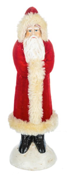 Red or Green Belsnickel Santa Figurine