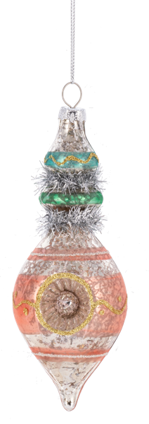 Vintage Witch Eye Drop Ornament